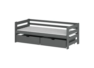 ERGO 90x180 Antracit Juniorseng Lano Møbler