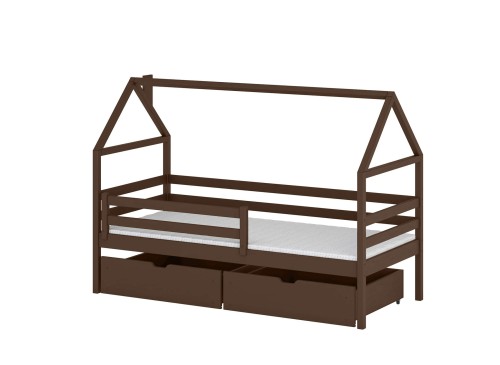 Detaljeret oversigt over mål på husseng køjeseng til børn