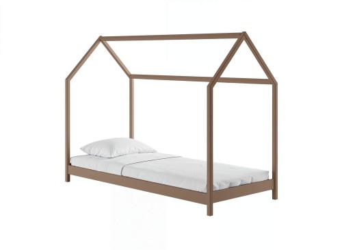 Diagram over køjeseng med angivelse af højder og afstande.