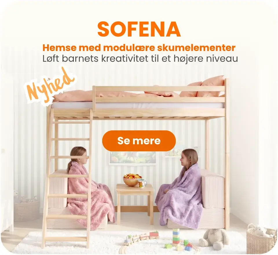 SOFENA – højseng med modulsofa